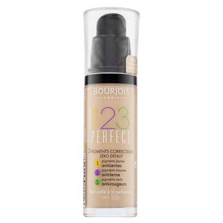 Bourjois 123 Perfect Foundation tekutý make-up proti nedokonalostem pleti 51 Light Vanilla 30 ml