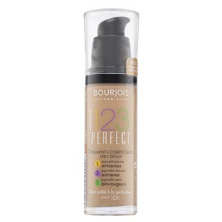 Bourjois 123 Perfect Foundation tekutý make-up proti nedokonalostem pleti 53 Light Biege 30 ml