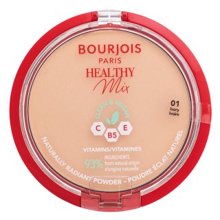 Bourjois Healthy Mix Clean & Vegan Powder pudr s matujícím účinkem 01 Ivory 10 g