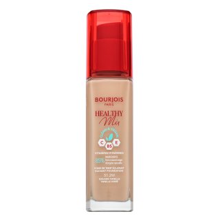 Bourjois Healthy Mix Clean & Vegan Radiant Foundation tekutý make-up pro sjednocení barevného tónu pleti 51.2W Golden Vanilla 30 ml