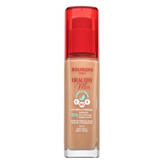 Bourjois Healthy Mix Clean & Vegan Radiant Foundation tekutý make-up pro sjednocení barevného tónu pleti 55N Deep Beige 30 ml