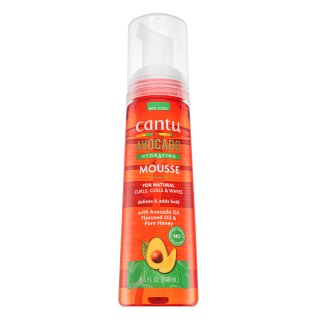 CANTU Avocado Styling Mousse stylingový gel pro vlnité a kudrnaté vlasy 248 ml