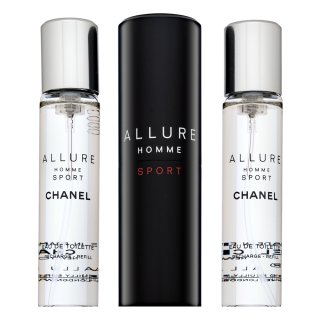 Chanel Allure Homme Sport - Refillable toaletní voda pro muže 3 x 20 ml