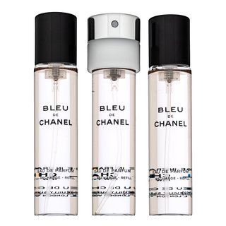 Levně Chanel Bleu de Chanel - Refill parfémovaná voda pro muže 3 x 20 ml