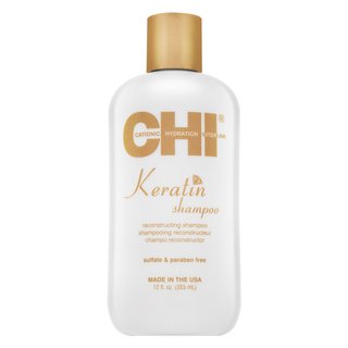 Levně CHI Keratin Shampoo uhlazující šampon pro hrubé a nepoddajné vlasy 355 ml