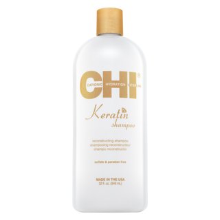 Levně CHI Keratin Shampoo uhlazující šampon pro hrubé a nepoddajné vlasy 946 ml