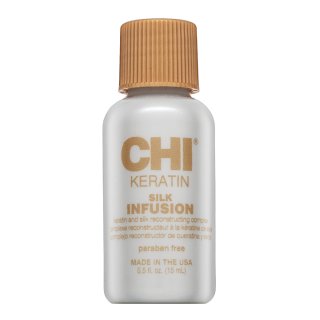 CHI Keratin Silk Infusion vlasová kúra pro hrubé a nepoddajné vlasy 15 ml