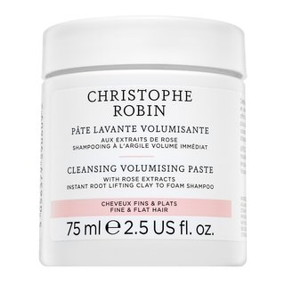 Christophe Robin Cleansing Volumizing Paste with Rose Extract exfoliační šampon pro objem vlasů 75 ml