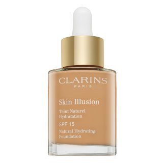 Levně Clarins Skin Illusion Natural Hydrating Foundation tekutý make-up s hydratačním účinkem 110 Honey 30 ml