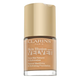 Clarins Skin Illusion Velvet Natural Matifying & Hydrating Foundation tekutý make-up s matujícím účinkem 108W Sand 30 ml