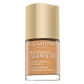 Levně Clarins Skin Illusion Velvet Natural Matifying & Hydrating Foundation tekutý make-up s matujícím účinkem 110N Honey 30 ml
