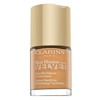 Levně Clarins Skin Illusion Velvet Natural Matifying & Hydrating Foundation tekutý make-up s matujícím účinkem 112C Amber 30 ml