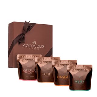 Levně COCOSOLIS Luxury Coffee Scrub Box dárková sada s peelingovým účinkem