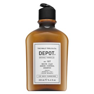 Levně Depot No. 107 White Clay Sebum Control Shampoo čisticí šampon proti podráždění pokožky 250 ml