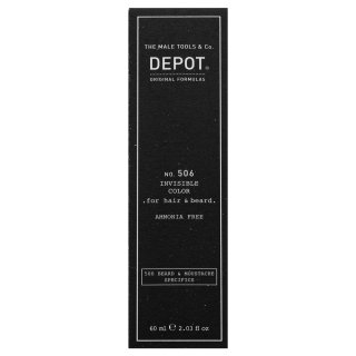 Levně Depot No. 506 Invisible Color semi-permanentní barva na vlasy i vousy Natural Steel 60 ml