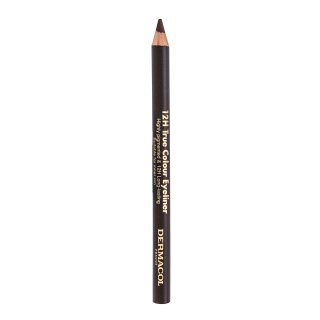 Dermacol 12H True Colour Eyeliner tužka na oči 6 Dark Brown 2 g