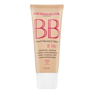 Levně Dermacol BB Beauty Balance Cream 8in1 BB krém pro sjednocenou a rozjasněnou pleť Nude 30 ml