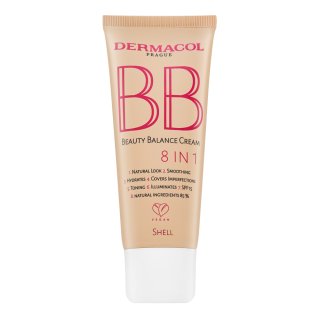 Dermacol BB Beauty Balance Cream 8in1 BB krém pro sjednocenou a rozjasněnou pleť Shell 30 ml