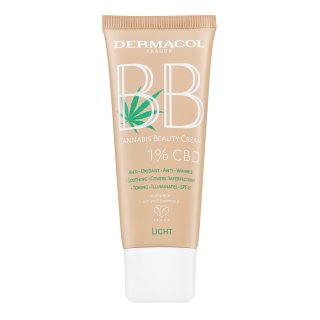 Levně Dermacol BB Cannabis Beauty Cream BB krém pro sjednocení barevného tónu pleti Light 30 ml