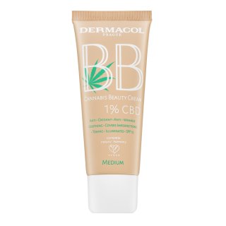 Levně Dermacol BB Cannabis Beauty Cream BB krém pro sjednocení barevného tónu pleti Medium 30 ml