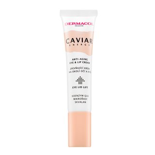 Levně Dermacol Caviar Energy Anti-Aging Eye & Lip Cream liftingový zpevňující krém obnovující hutnost pleti v okolí očí a rtů 15 ml
