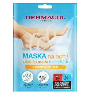 Levně Dermacol Exfoliating exfoliační maska Feet Mask 2 x 15 ml