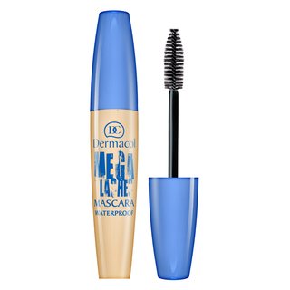 Levně Dermacol Mega Lashes Mascara Waterproof voděodolná řasenka pro prodloužení řas a objem Black 12,5 ml