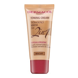 Levně Dermacol Toning Cream 2in1 tónující a hydratační emulze pro sjednocení barevného tónu pleti Biscuit 30 ml