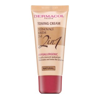 Dermacol Toning Cream 2in1 tónující a hydratační emulze pro sjednocení barevného tónu pleti Natural 30 ml