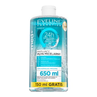 Eveline FaceMed+ Mattifying Micellar Water odličovací micelární voda pro normální/smíšenou pleť 650 ml