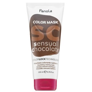 Levně Fanola Color Mask vyživující maska s barevnými pigmenty pro oživení barvy Sensual Chocolate 200 ml
