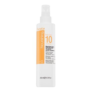 Fanola Nutri Care 10 Action Spray Leave-in Mask vyživující maska pro suché a poškozené vlasy 200 ml