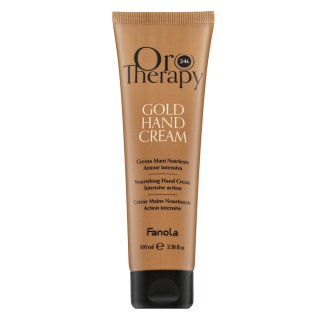 Fanola Oro Therapy Gold Hand Cream hydratační a vyživující krém s 24karátovým zlatem 100 ml