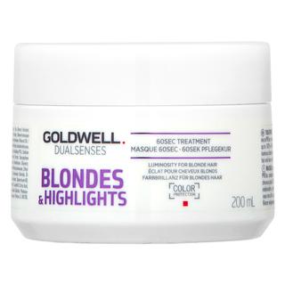 Levně Goldwell Dualsenses Blondes & Highlights 60sec Treatment maska pro blond vlasy 200 ml