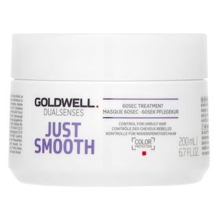 Levně Goldwell Dualsenses Just Smooth 60sec Treatment uhlazující maska pro nepoddajné vlasy 200 ml