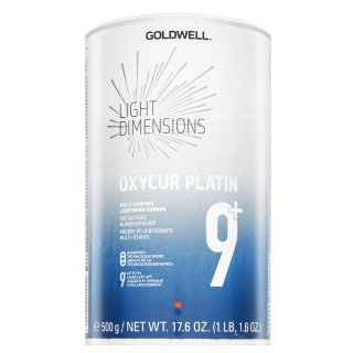 Levně Goldwell Light Dimensions Oxycur Platin 9+ Multi-Purpose Lightening Powder pudr pro zesvětlení vlasů 500 g