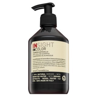 Levně Insight Incolor Anti-Yellow Shampoo šampon proti žloutnutí odstínu 400 ml