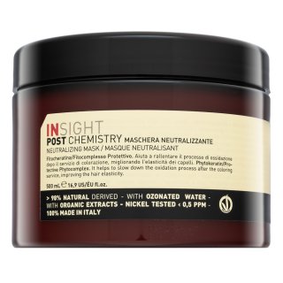 Levně Insight Post Chemistry Neutralizing Mask neutralizující maska pro barvené, chemicky ošetřené a zesvětlené vlasy 500 ml
