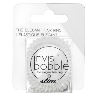 Levně InvisiBobble Slim Crystal Clear 3 pcs gumička do vlasů
