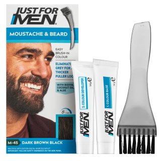 Just For Men Moustache & Beard Color barva na vousy M45 Dark Brown Black