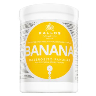 Kallos Banana Fortifying Hair Mask posilující maska pro oslabené vlasy 1000 ml