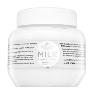 Levně Kallos Milk Hair Mask posilující maska s hydratačním účinkem 275 ml