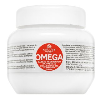 Kallos Omega Rich Repair Hair Mask posilující maska pro křehké vlasy 275 ml