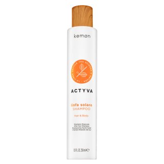 Levně Kemon Actyva Hair & Body After Sun Shampoo šampon a sprchový gel 2v1 pro vlasy namáhané sluncem 250 ml