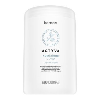 Kemon Actyva Nutrizione Light Conditioner vyživující kondicionér pro jemné vlasy 1000 ml