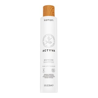 Kemon Actyva Purezza Shampoo hloubkově čistící šampon proti lupům pro normální až mastné vlasy 250 ml