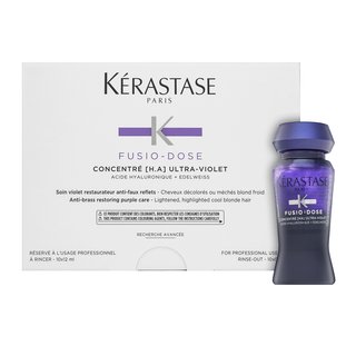 Levně Kérastase Fusio-Dose Concentré [H.A] Ultra-Violet vlasová kúra pro blond vlasy 10 x 12 ml