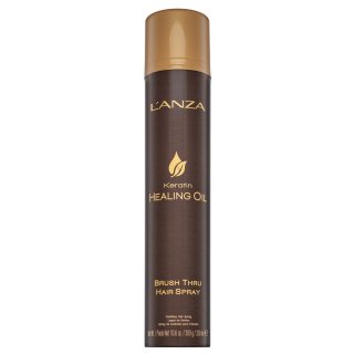 L’ANZA Keratin Healing Oil Brush Thru Hair Spray stylingový sprej pro snadné rozčesávání vlasů 350 ml