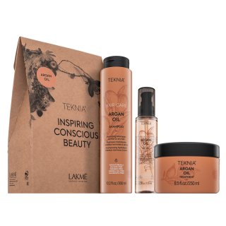 Levně Lakmé Teknia Hair Care Argan Oil Pack sada pro hydrataci vlasů 300 ml + 250 ml + 125 ml