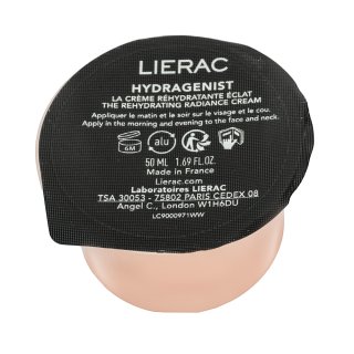Lierac Hydragenist The Rehydrating Radiance Cream rozjasňující a hydratační krém pro normální až suchou pleť plnitelný 50 ml